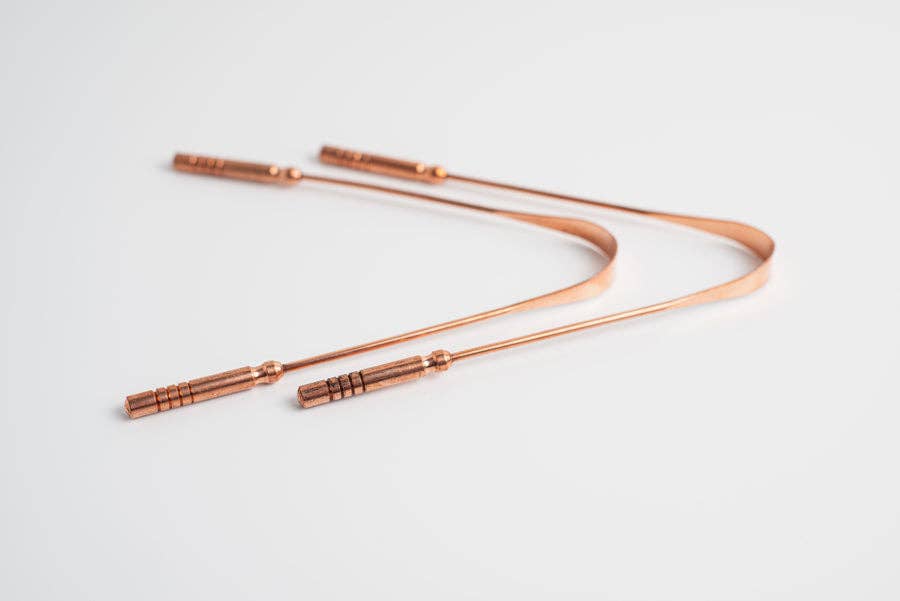 Copper Tongue Cleaner | Traditional Ayurvedic Oral Care Tool