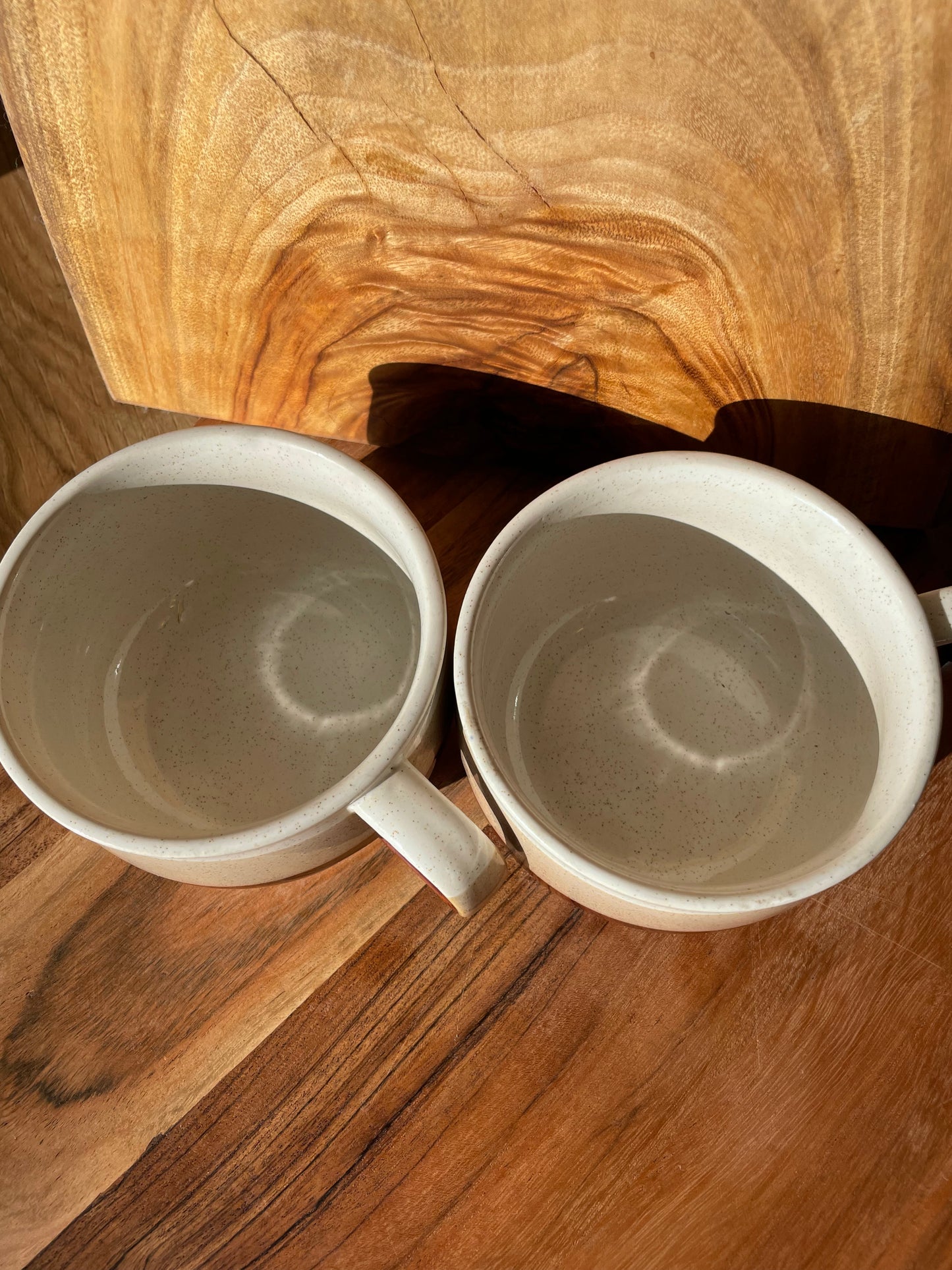 Pre loved pair of soup bowl set
